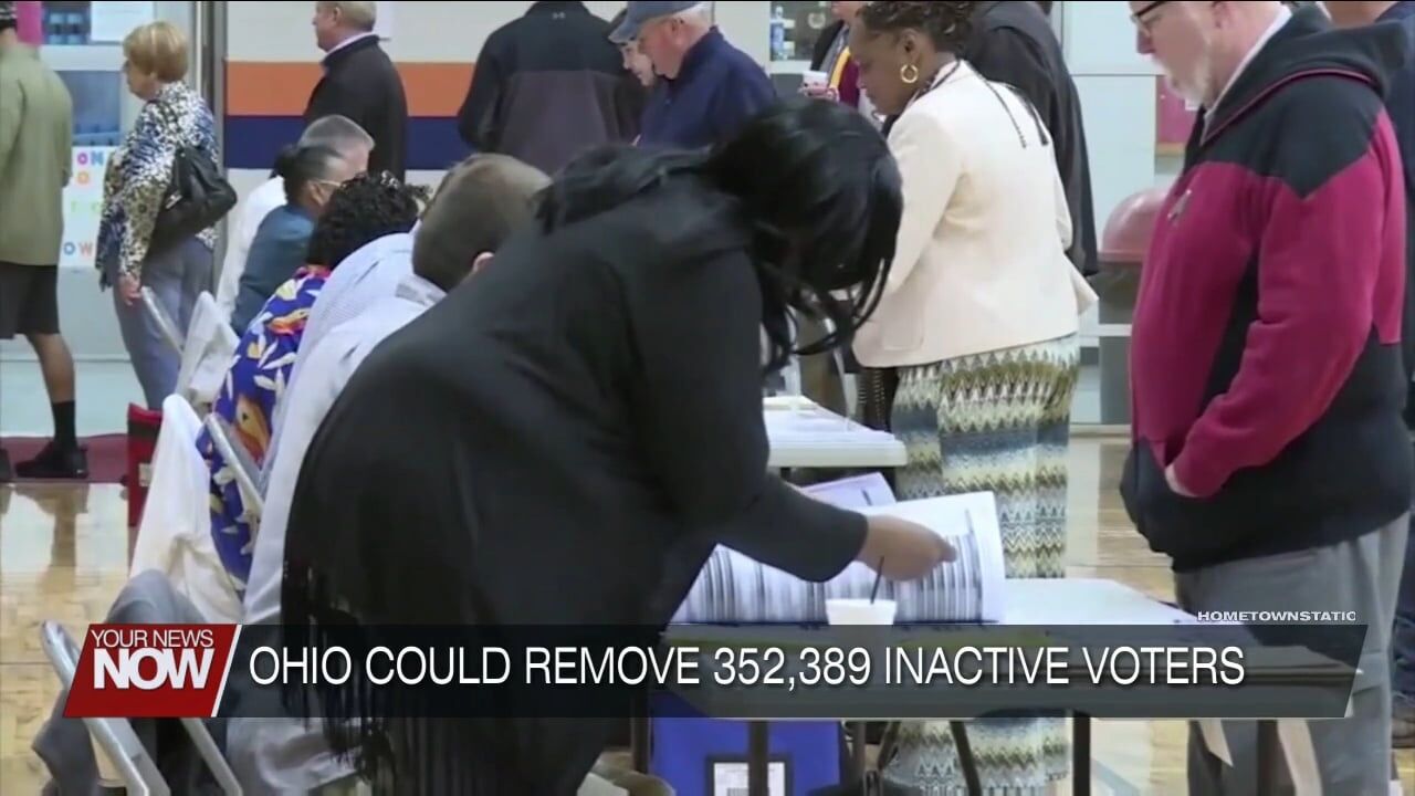 Ohio to remove 352,389 inactive voters from rolls in September